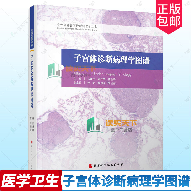 正版包邮 子宫体诊断病理学图谱 张建民 张祥盛 曹登峰 病理医学 子宫内膜病变 子宫间质肿瘤 北京科学技术出版社 医学卫生