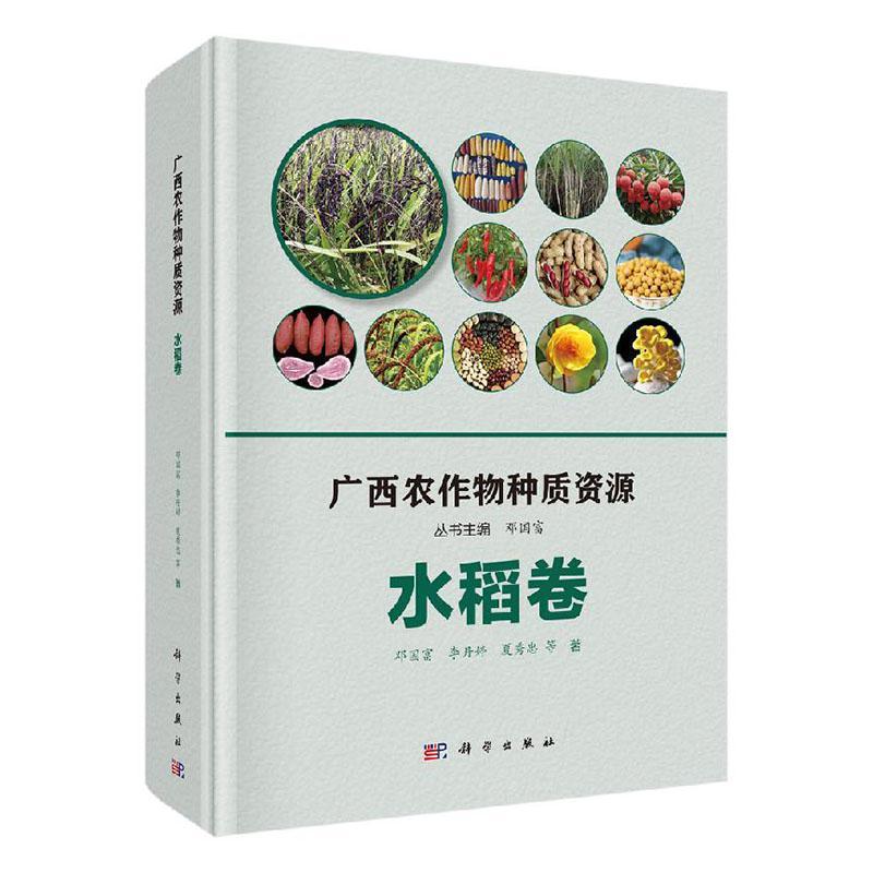 广西农作物种质资源-水稻卷邓国富丛书农学生物学等相关专业的高等院校 农业、林业书籍