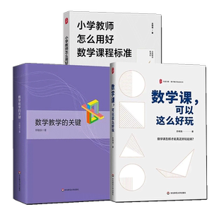 数学课可以这么好玩+小学教师怎么用好数学课程标准+数学教学的关键 3册 数学教学培训书 教师教育类书籍 教育理论教师用书