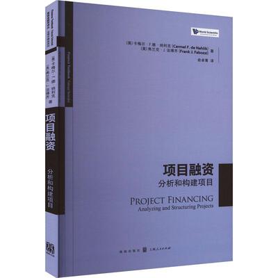项目融资:分析和构建项目:analyzing and structuring projects卡梅尔·德·纳利克  经济书籍