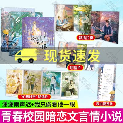 3册 潇潇雨声迟+我只偷看他一眼+暗恋这件难过的小事孟栀晚著双向暗恋be美学青春文学言情小说 枝玖 青春校园暗恋文be言情小说书