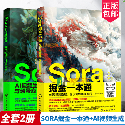 2册Sora掘金一本通+AI视频