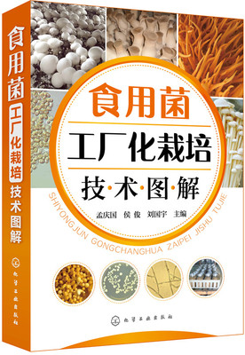食用菌工厂化栽培技术图解 双孢菇金针菇蛹虫草工厂化生产菌种制作栽培病虫害防治保鲜加工技术书籍 机械自动化设备菌种发酵技术书
