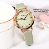北欧极简设计手表女士女款 简约气质轻奢小众复古文艺女学生石英表
