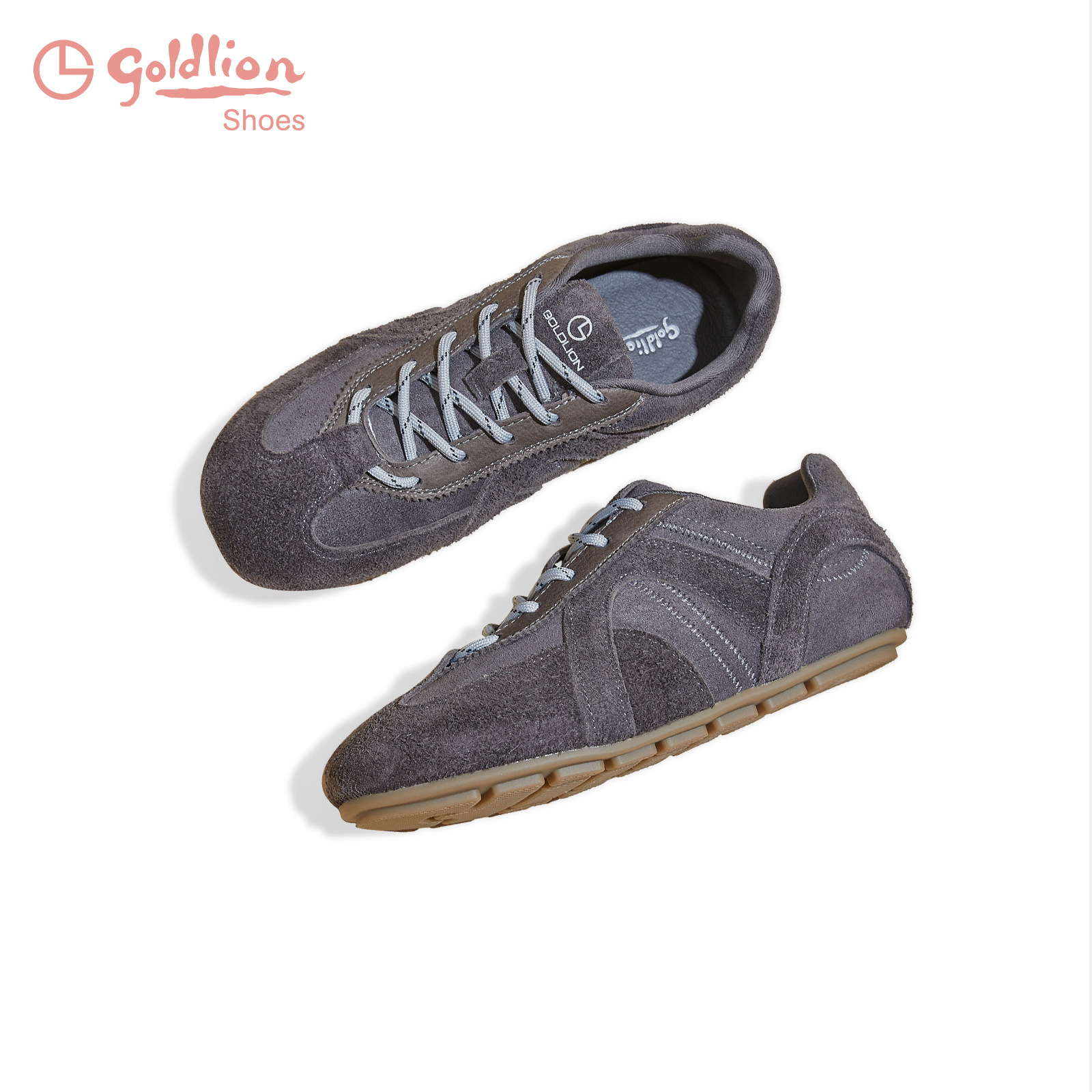 金利来女鞋春季时尚软底圆头系带德训鞋女休闲拼接鞋面百搭女鞋ML,女鞋,德训鞋,淘宝优惠券,粉丝福利购,淘宝优惠卷