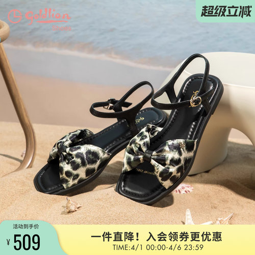 金利来女鞋2025夏季新款凉鞋
