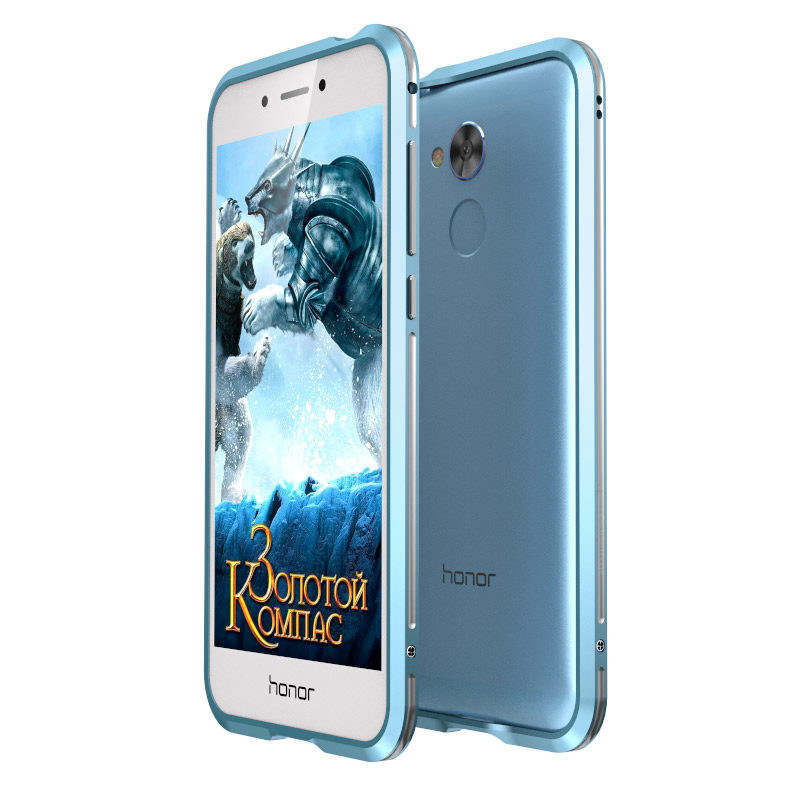 Luphie Bicolor Blade Sword Slim Light Aluminum Bumper Metal Shell Case for Huawei Honor 6A