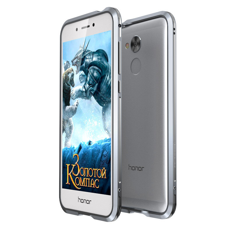 Luphie Bicolor Blade Sword Slim Light Aluminum Bumper Metal Shell Case for Huawei Honor 6A