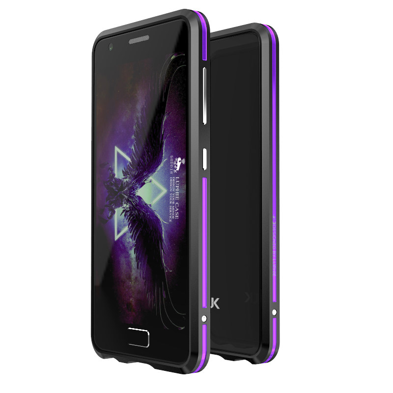 Luphie Bicolor Blade Sword Slim Light Aluminum Bumper Metal Shell Case for Lenovo ZUK Z2