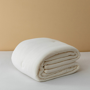 无印天竺棉大豆纤维春秋冬被加厚保暖良品针织棉全棉被芯纯棉被子