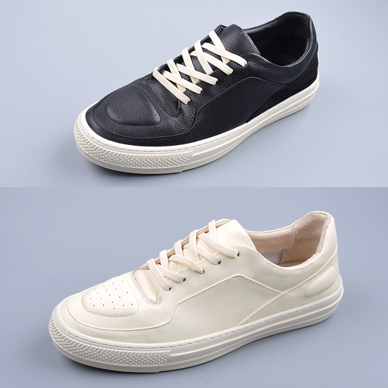 撤柜男士真皮小白鞋时尚百搭软底板鞋舒适透气套线青年潮鞋休闲鞋,流行男鞋,休闲板鞋,淘宝优惠券,粉丝福利购,淘宝优惠卷