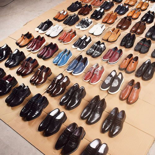 库存断码男士商务休闲皮鞋时尚