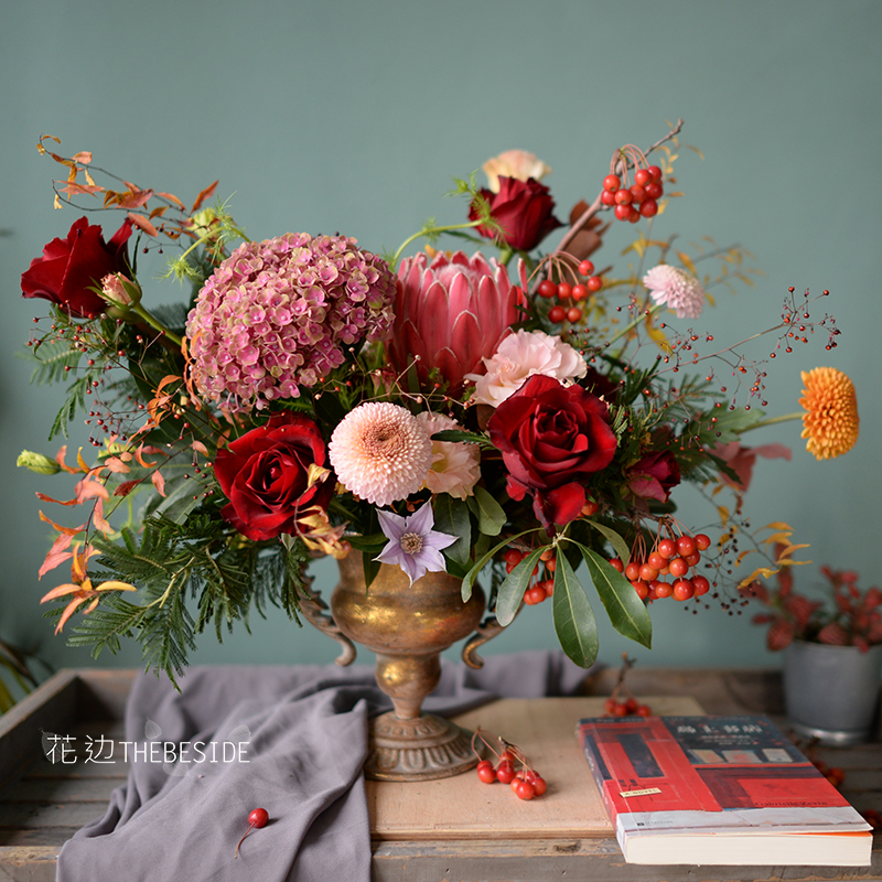 复古乔迁开业南非北京同城绣球