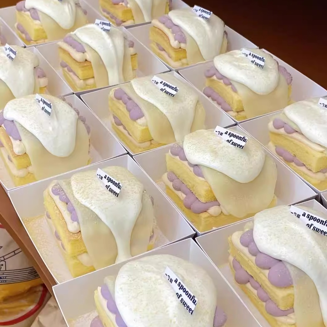 芋泥麻薯蛋糕打包盒夏凉被