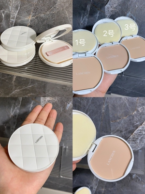 柔光丝缎小白盘细滑粉饼