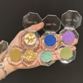 小飞碟单色眼影 每个颜色都超美易上色006紫莹