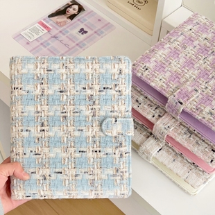 LOVELY 大a5小香风卡册内页磁吸布面3寸小卡6寸明信片拍立得追星