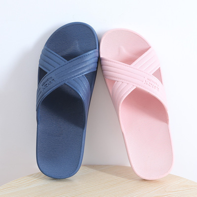 浴室交叉简约风情侣凉拖鞋20新品