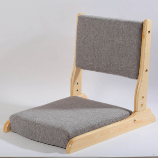 榻榻米靠背座椅和室椅 日式 椅地台床上飘窗踏踏米椅 无腿和式 折叠