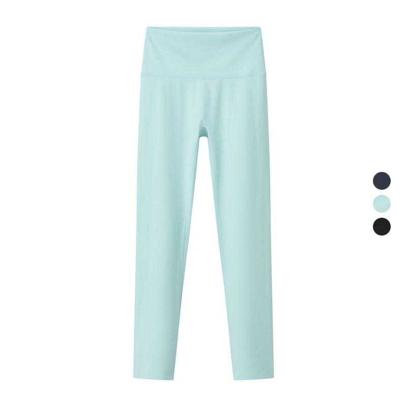 女装 高腰防晒无尴尬线户外运动跑步训练裸感健身裤瑜伽裤 405232