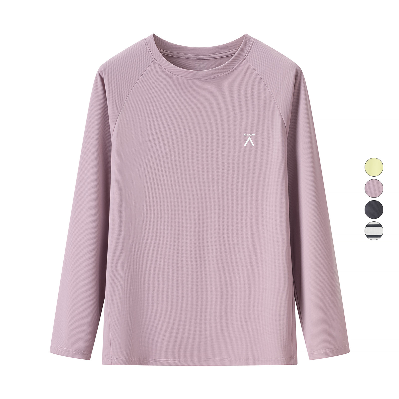 女装 夏季新款 插肩袖轻薄冰凉感宽松长袖防晒衣打底T恤 504169