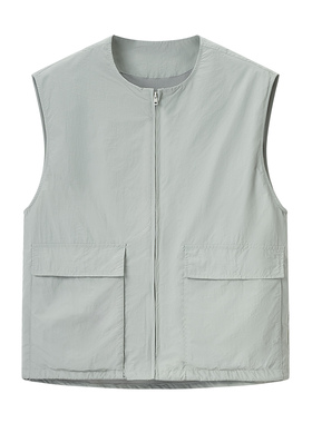 女装 2025夏季新款 户外轻薄登山运动背心休闲工装马甲 474939