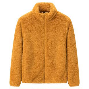 加厚立领长绒摇粒绒拉链茄克珊瑚绒外套 新款 449753 2025冬季 女装