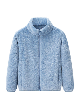 童装/男童/女童冬季新款摇粒绒拉链夹克珊瑚绒外套458897/449887