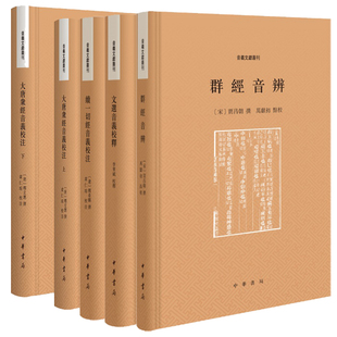 中华书局 大唐众经音义校注 续一切经音义校注 文选音义校释 音义文献丛刊4种 群经音辨