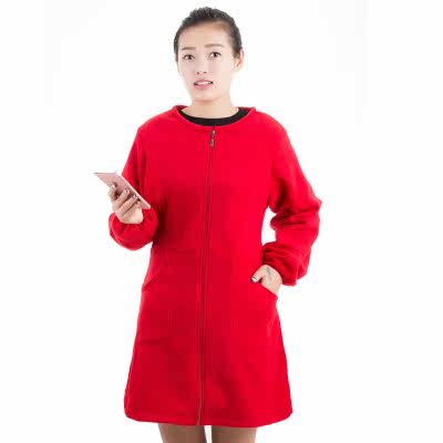 女性士成人韓版羽絨服罩衣圍裙皮革純色防水長袖修身棉衣外套包郵在類目 童裝/嬰兒裝/親子裝, 反穿衣/罩衣中 - 來自Buy2taobao.com提供專業的淘寶代購服務