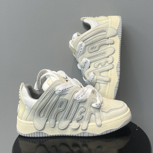 面包鞋小众高街鞋子男款板鞋秋季情侣百搭运动小白鞋休闲男女潮鞋