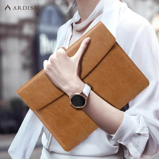NoteBook Sleeve Case适用于MacBook Air M1 M2 13 14 15 16 iPad Pro 12.9 11inch Cover Bag Pouch Leather