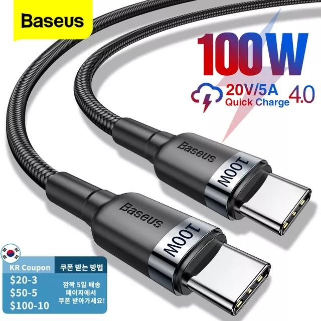 Baseus 100W USB C To USB Type C Cable PD Fast Charger Cable