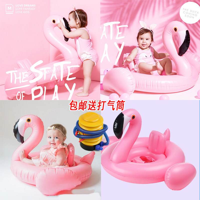 new pattern originality One hundred days children Photography photograph prop Pink inflation Flamingo Swimming ring air cushion baby Toysin the 3C Digital Accessories, SLR/Single-camera accessories , Studio Equipment , Props class  category - from Buy2taobao.com to provide professional Taobao agent buy service
