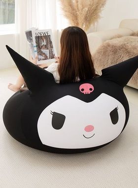 3D库洛米豆袋可爱卡通懒人沙发安全环保eps颗粒填充榻榻米超柔软
