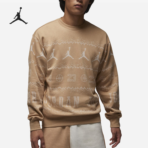 Nike/耐克正品2023新款男子宽松休闲圆领套头卫衣FD7464-200
