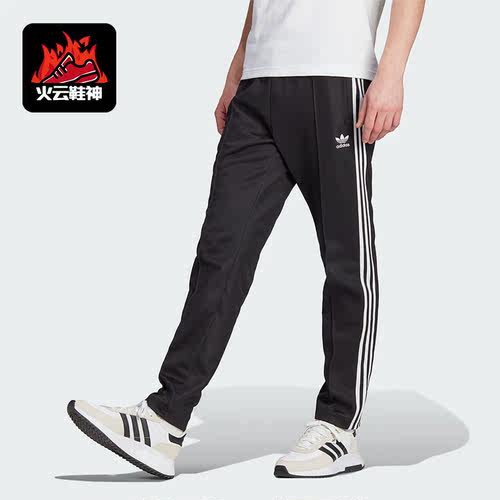 阿迪达斯男士运动复古长裤