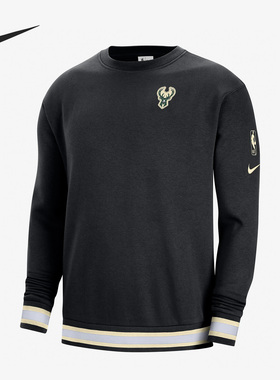 Nike/耐克正品密尔沃基雄鹿队男子运动套头卫衣DR2285-010