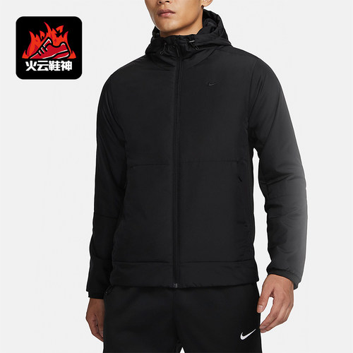 Nike/耐克正品舒适冬季新款男子保暖防风连帽运动棉衣FB7545