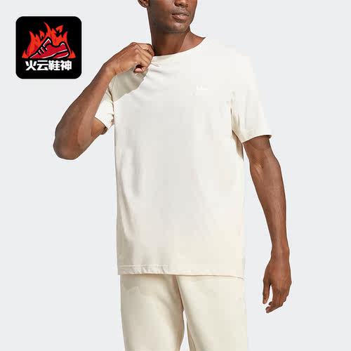 Adidas/阿迪达斯正品夏款休闲透气男子运动短袖T恤IA4871