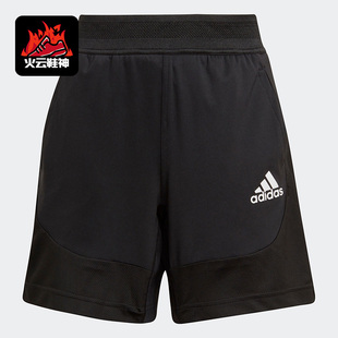 休闲运动舒适透气短裤 outlets儿童时尚 GM7054 阿迪达斯正品 Adidas