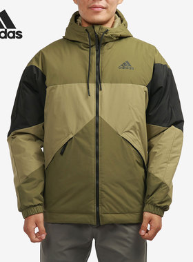 Adidas/阿迪达斯正品秋冬新款男子运动防风上衣保暖棉服 GT6547