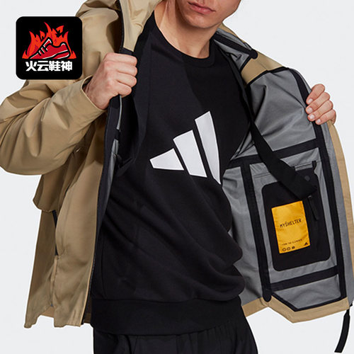 阿迪达斯男子户外运动连帽外套