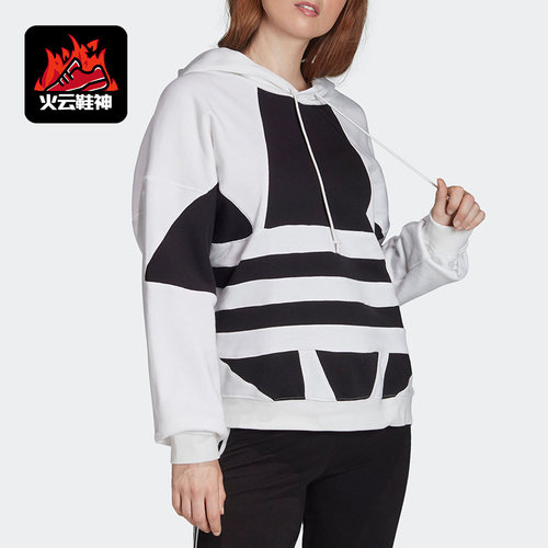 阿迪达斯春季三叶草女子套头衫