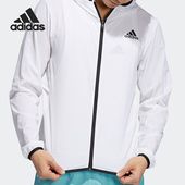 男运动休闲拉链连帽夹克外套GT8261 新款 Adidas 阿迪达斯正品