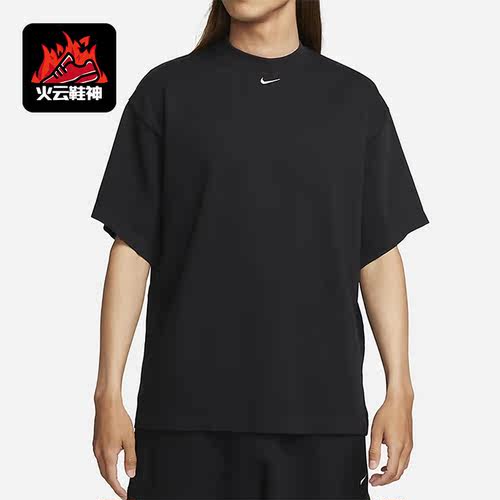 Nike/耐克正品Solo Swoosh男子休闲透气宽松运动T恤FB7866-010