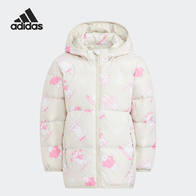 Adidas/阿迪达斯正品秋季新款小童运动印花羽绒服IA9109,童装/婴儿装/亲子装,羽绒服,淘宝优惠券,粉丝福利购,淘宝优惠卷
