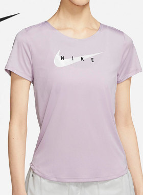 Nike/耐克正品女子排汗透气跑步运动圆领短袖T恤 CZ9279-576