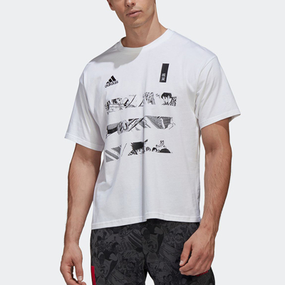 Adidas/阿迪达斯正品秋季新品男子足球小将运动短袖GK3440