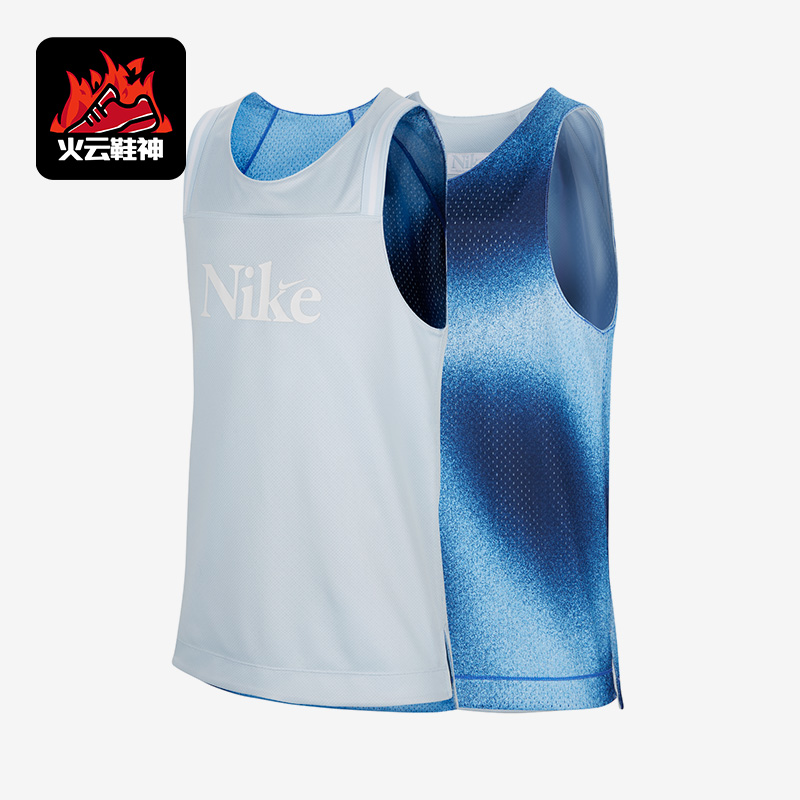 Nike/耐克正品儿童短袖时尚潮流运动休闲舒适无袖T恤FD4010-423